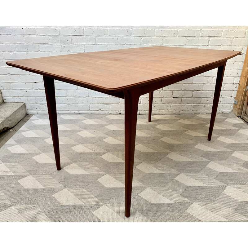 Vintage Teak Extending Dining Table by A.H Mcintosh 1970