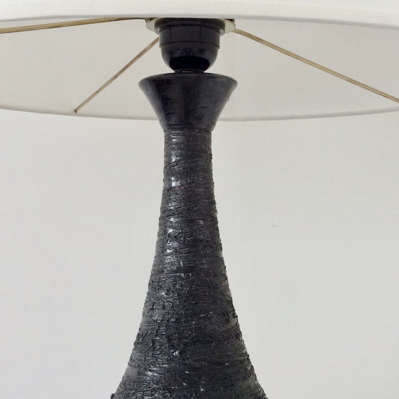 Vintage ceramic lamp Amphora by Roger Vanderweghe Belgium 1960