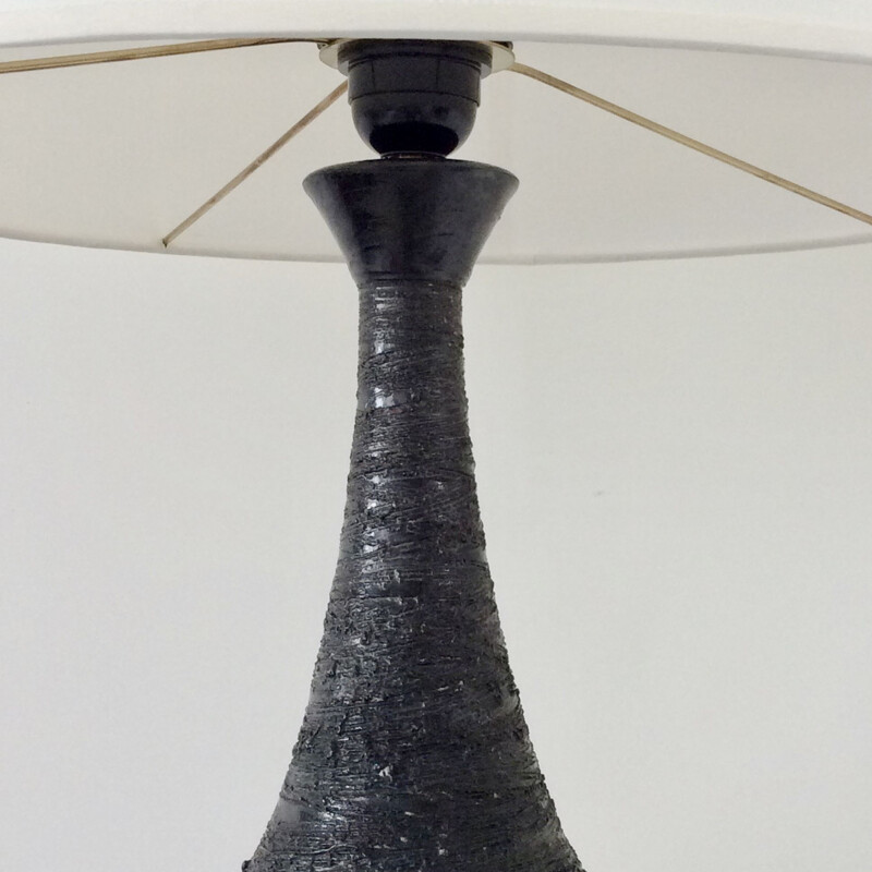 Vintage ceramic lamp Amphora by Roger Vanderweghe Belgium 1960