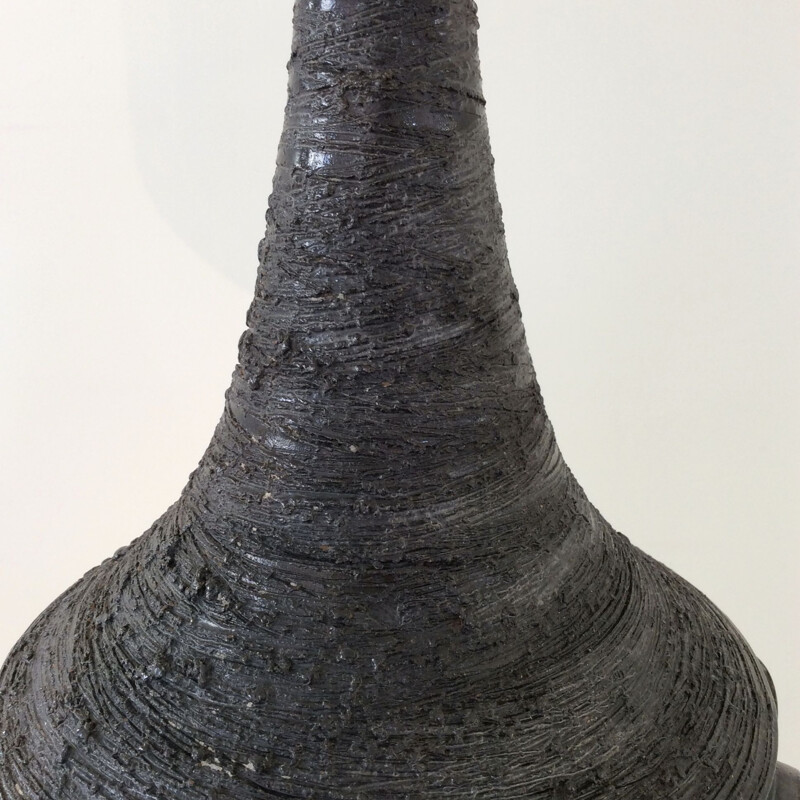Lampe vintage céramique Amphora par Roger Vanderweghe Belgique 1960