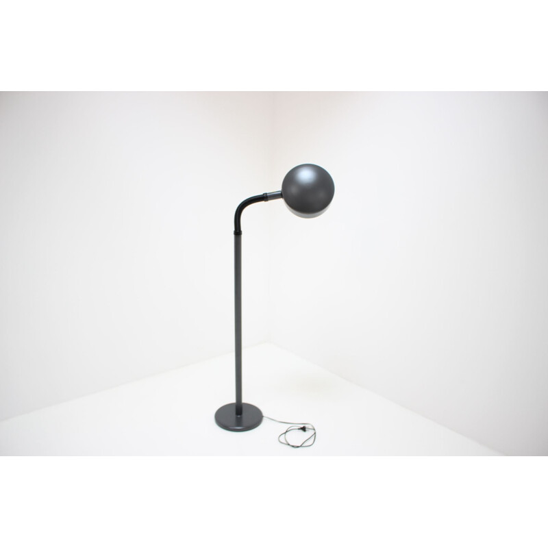 Vintage floor lamp on metal stand by Dijkstra, Netherlands 1970