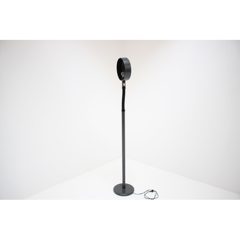 Vintage floor lamp on metal stand by Dijkstra, Netherlands 1970