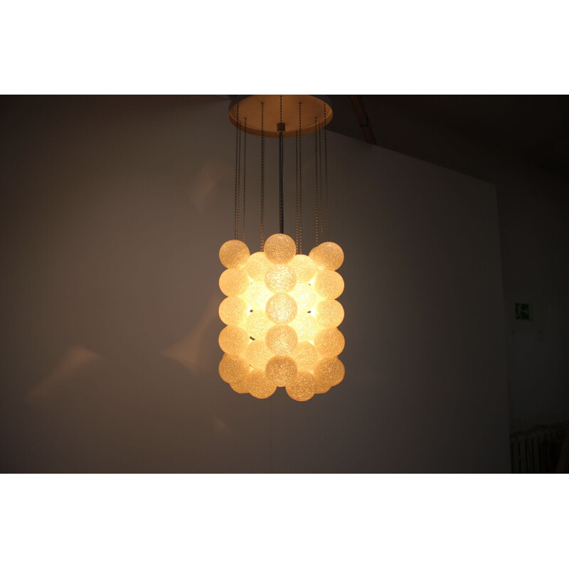 Vintage Napako "Bubble" Pendant Lamp, Czechoslovakia 1970s