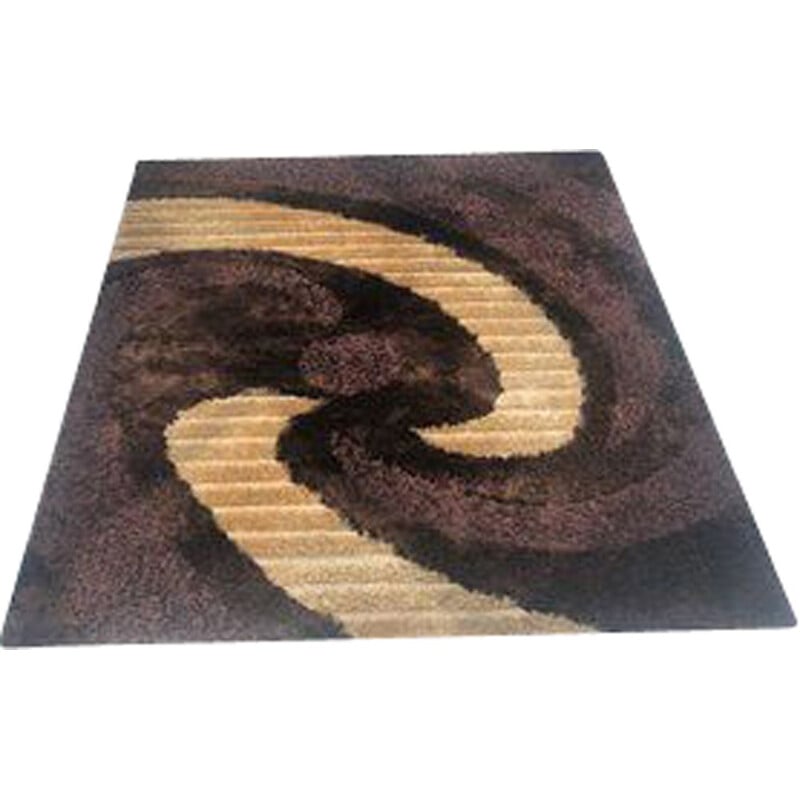 Vintage carpet with geometric shape