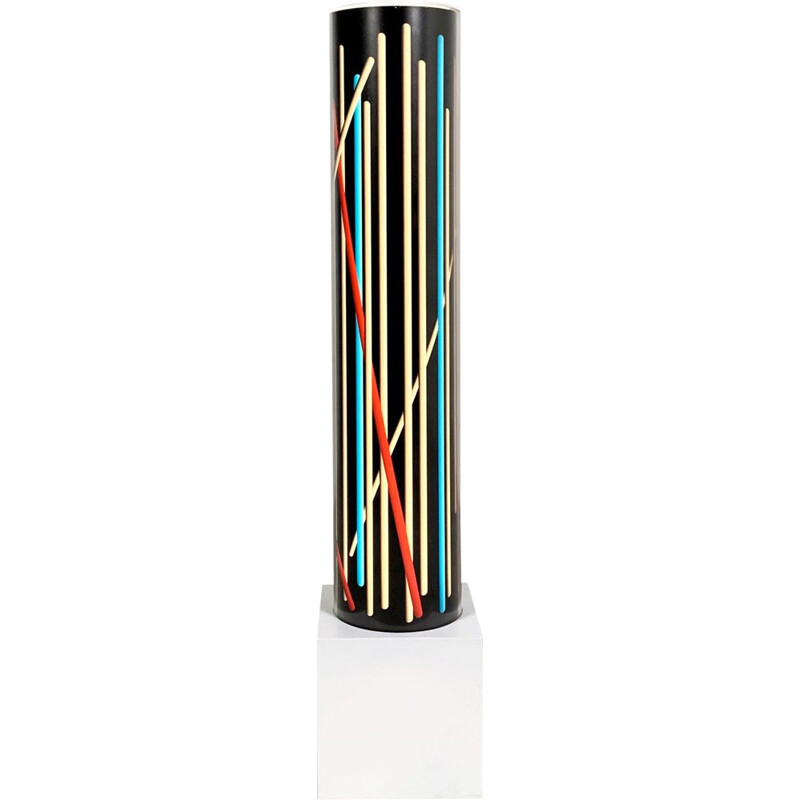 Vintage Neon Effect Floor Lamp by Riccardo Di Mauro