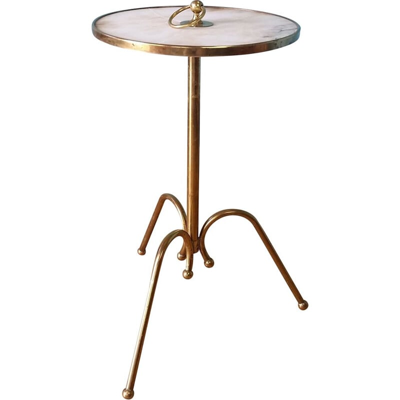 Vintage Brass side table by Cesare Lacca 1950s
