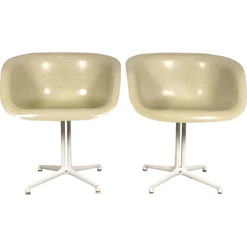 Pair of vintage La Fonda Armchairs by Charles & Ray Eames for Herman Miller, 1970s