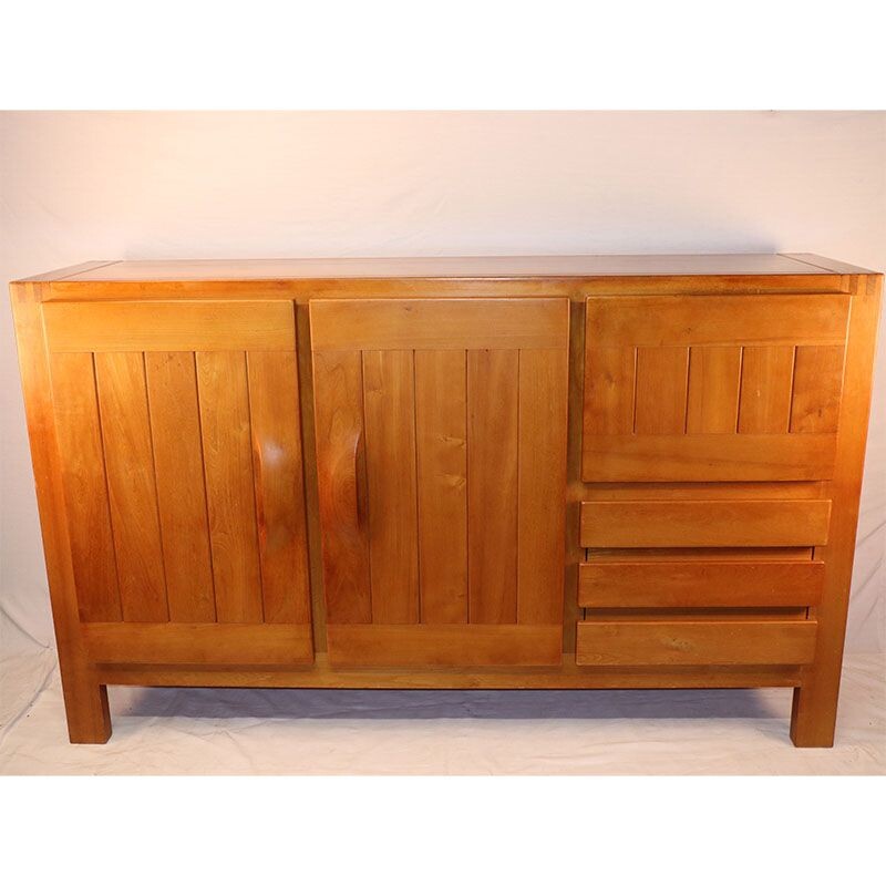 Vintage Regain sideboard in solid elm 1970