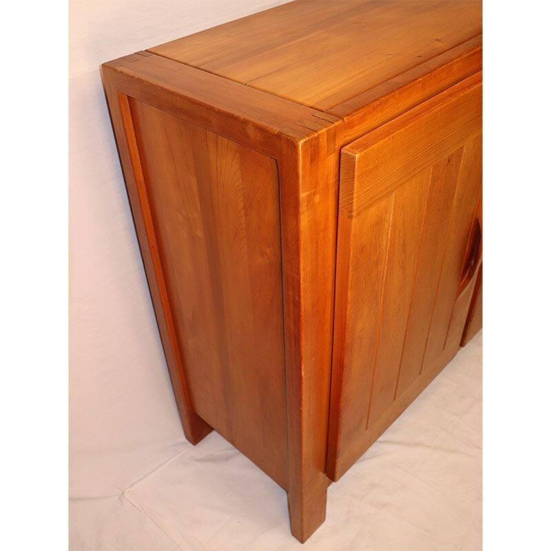 Vintage Regain sideboard in solid elm 1970