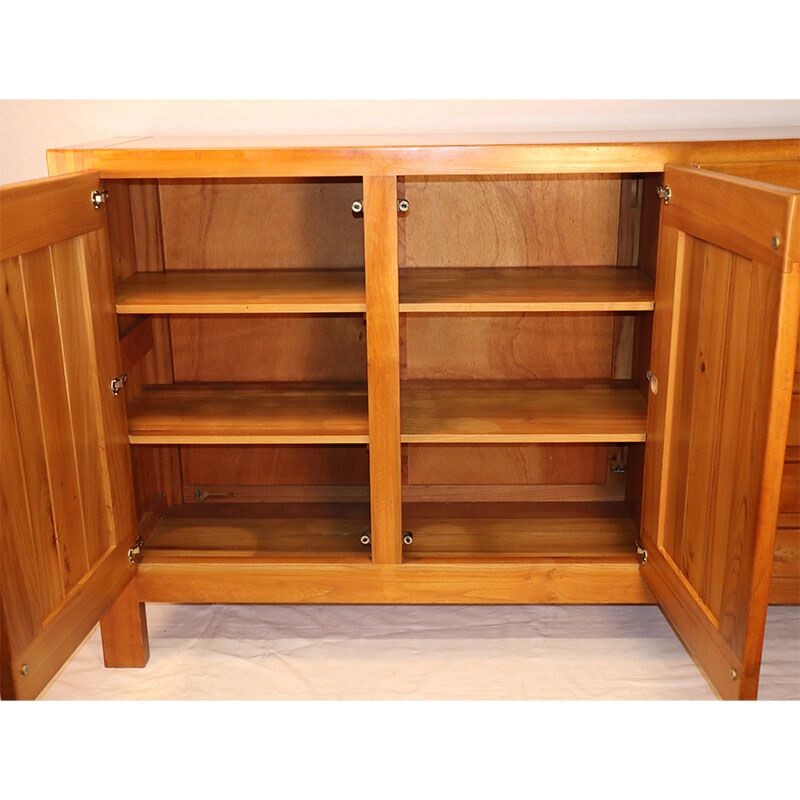 Vintage Regain sideboard in solid elm 1970