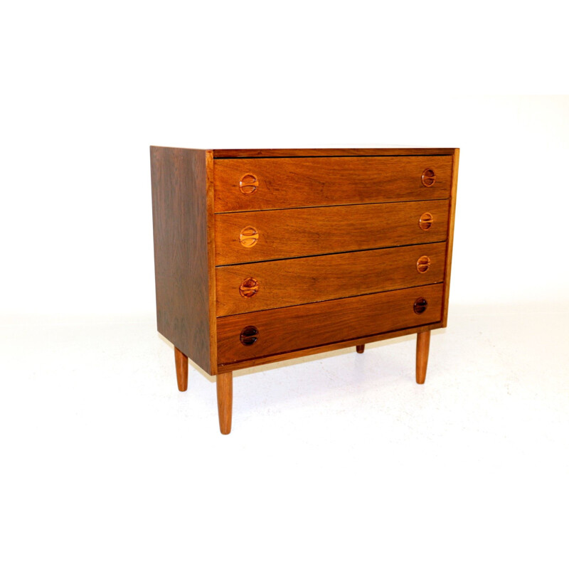 Vintage rosewood chest of drawers, Sweden 1960