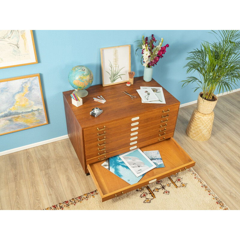 Vintage oak chest of drawers 1960