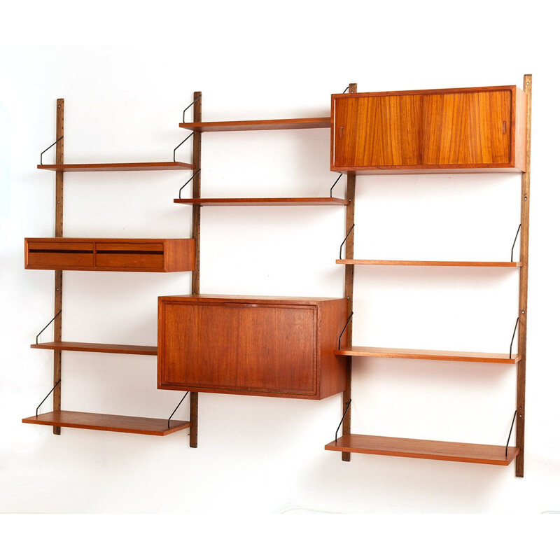 Vintage wall unit by Poul Cadovius for Cado Danish 1960s