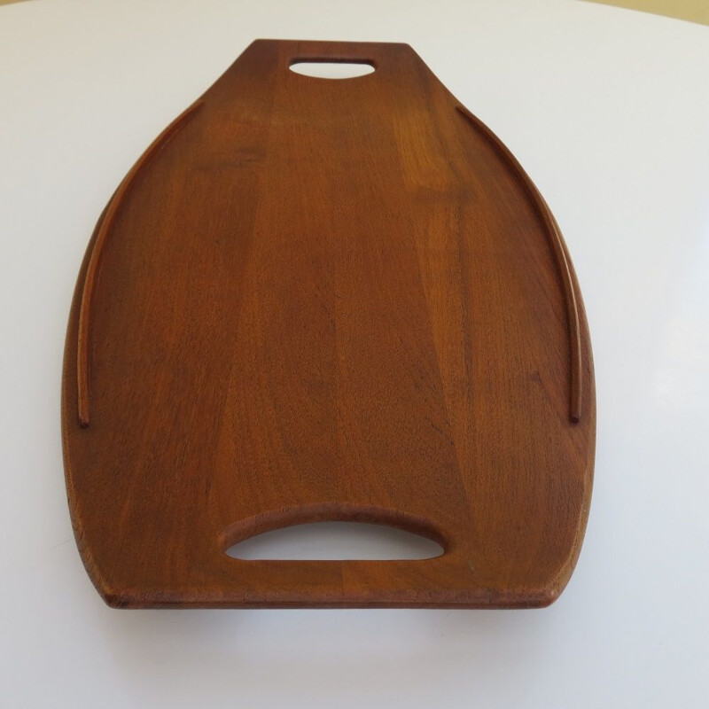 Vintage Large Teak Tray By Jens Quistgaard Danish 1950s