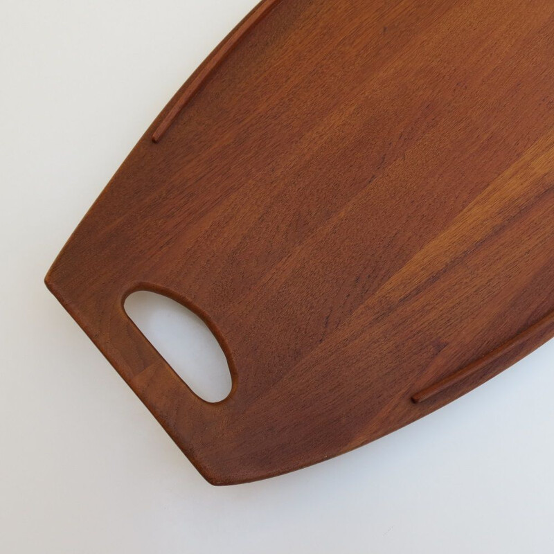 Vintage Large Teak Tray By Jens Quistgaard Danish 1950s