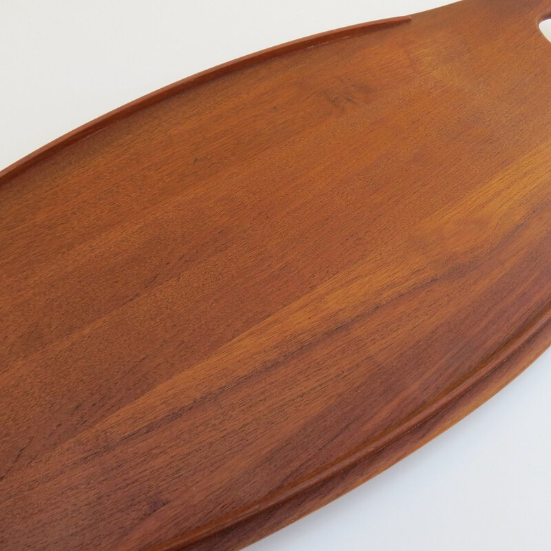 Vintage Large Teak Tray By Jens Quistgaard Danish 1950s