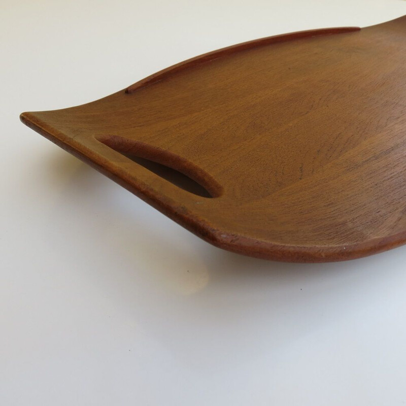 Vintage Large Teak Tray By Jens Quistgaard Danish 1950s