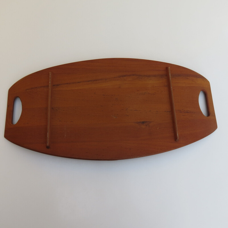 Vintage Large Teak Tray By Jens Quistgaard Danish 1950s