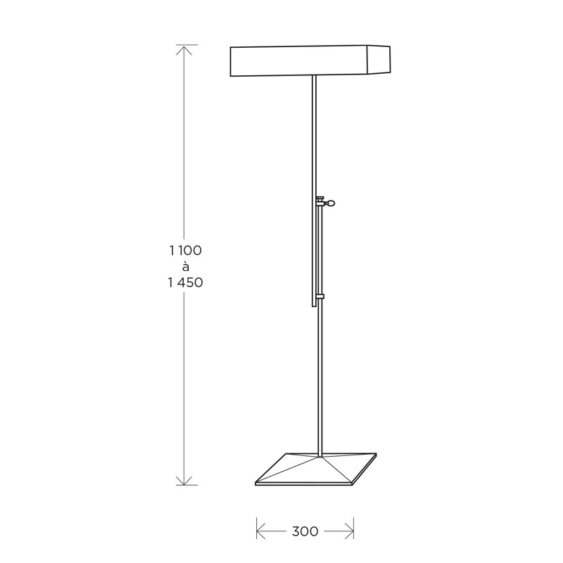 Disderot AR1 design vloerlamp, Abraham