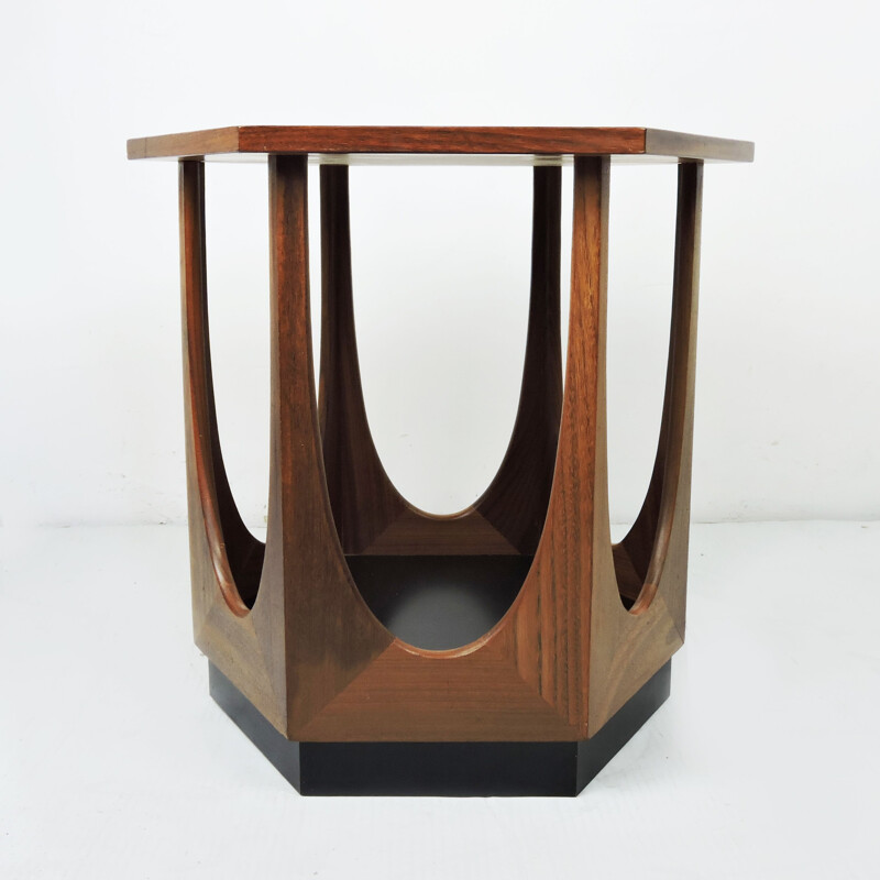 Vintage Hexagonal Teak Side Table by G-Plan, 1960s