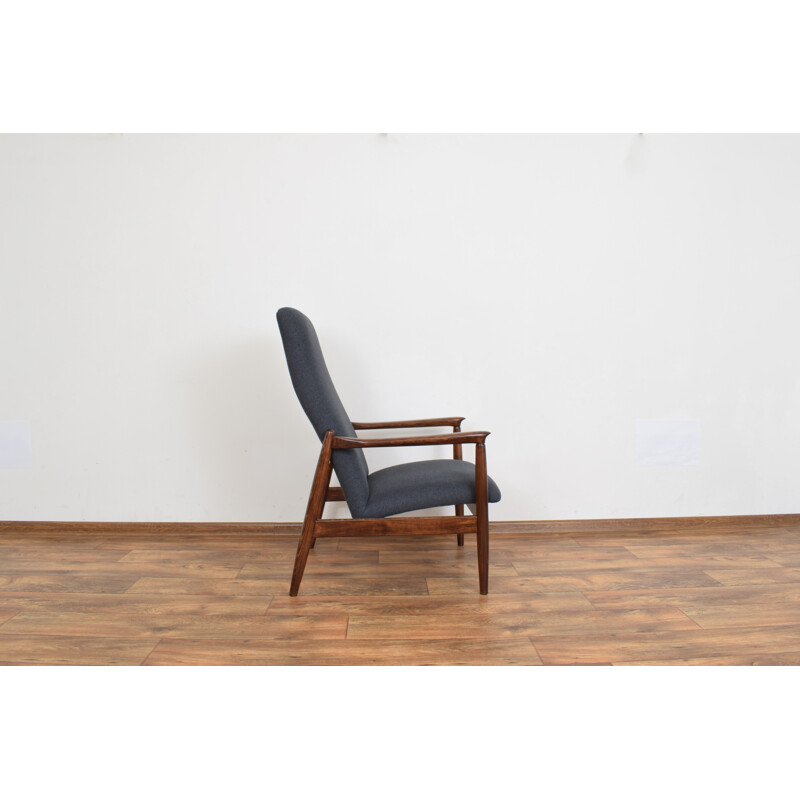 Mid-Century Lounge Chair by E. Homa, Polish 1960s