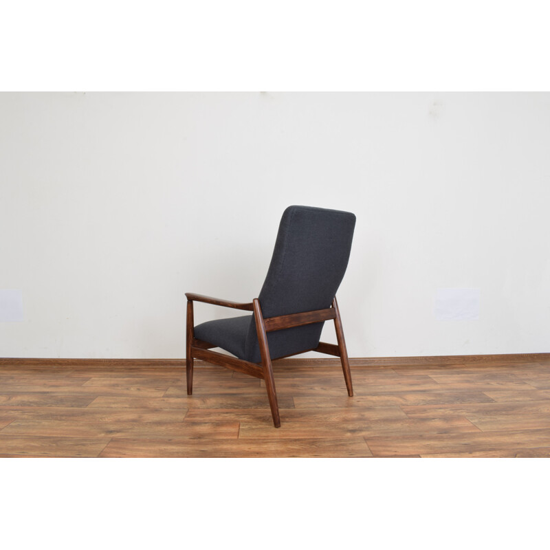 Mid-Century Lounge Chair by E. Homa, Polish 1960s