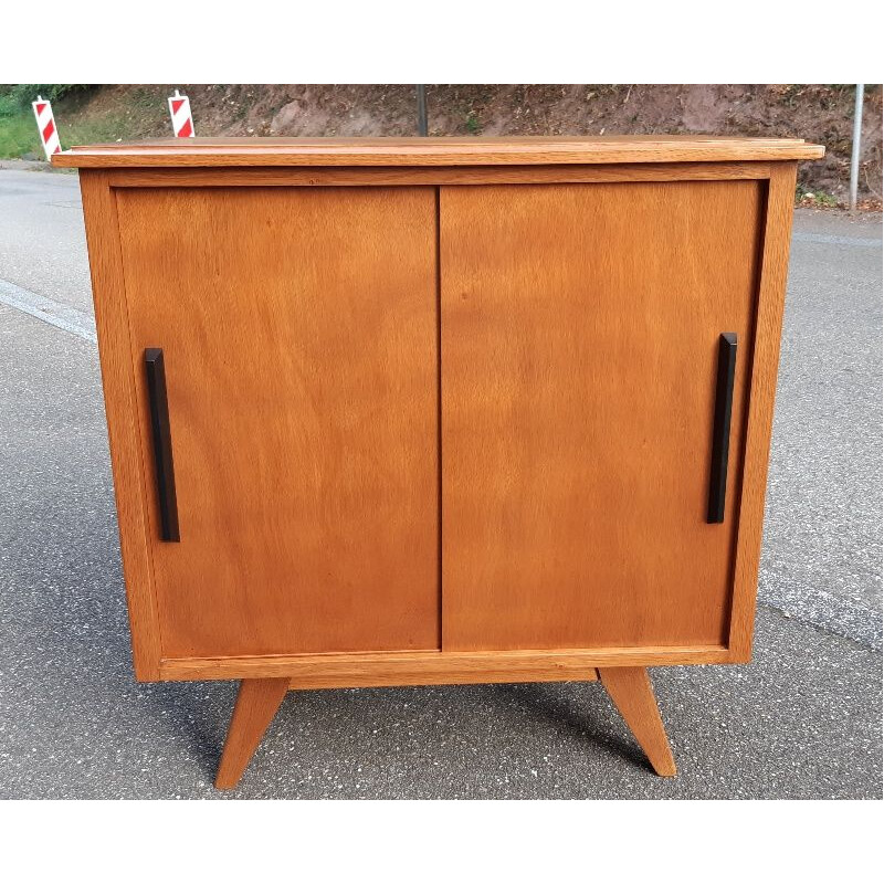 Buffet vintage chêne doré 1950