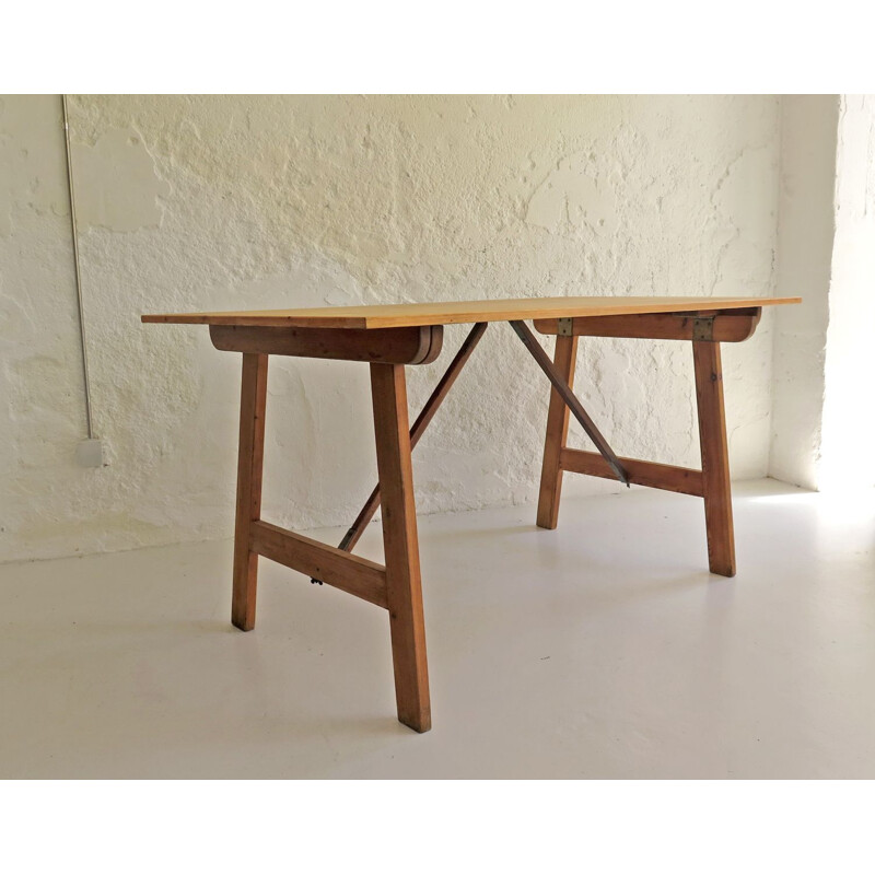 Vintage folding dining table 1970