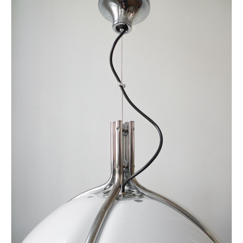 Vintage pendant lamp space age Guzzini 1968