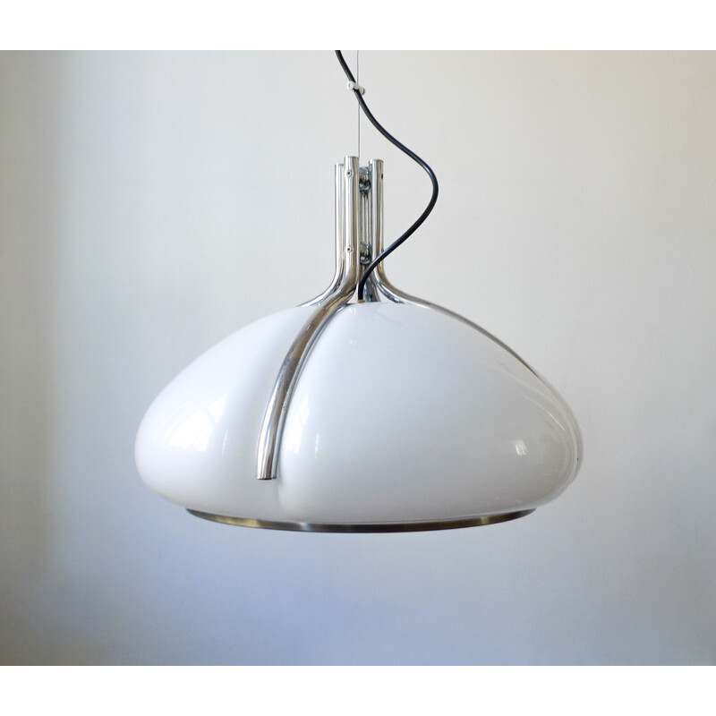 Vintage pendant lamp space age Guzzini 1968