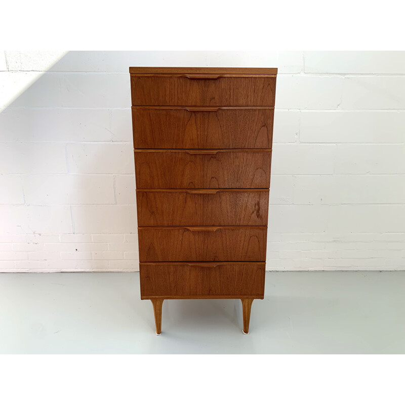 Vintage chest of drawers by Frank Guille for the Austinsuite of London 1960