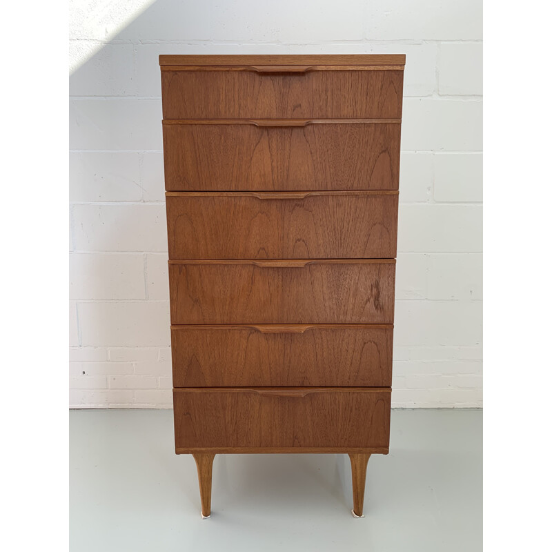 Vintage chest of drawers by Frank Guille for the Austinsuite of London 1960