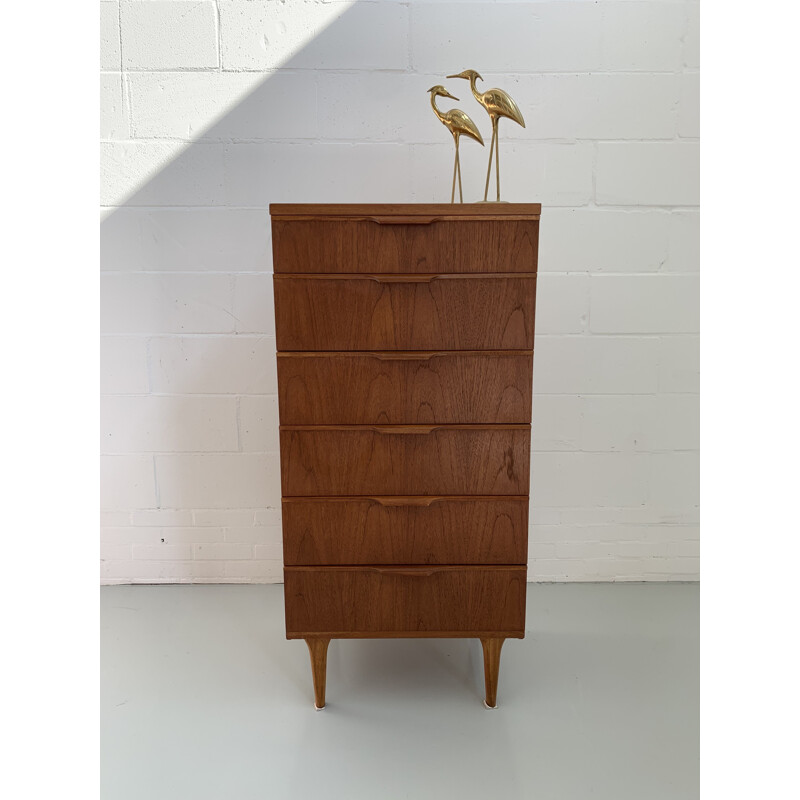 Vintage chest of drawers by Frank Guille for the Austinsuite of London 1960