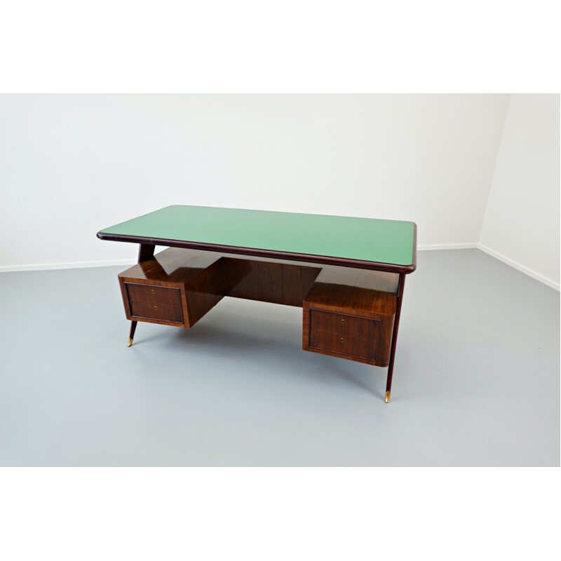 Vintage desk by Vittorio Dassi, Italian 1950s