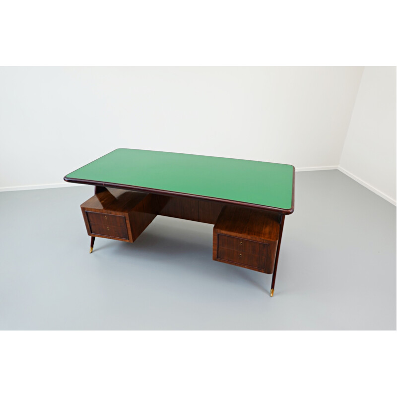 Vintage desk by Vittorio Dassi, Italian 1950s