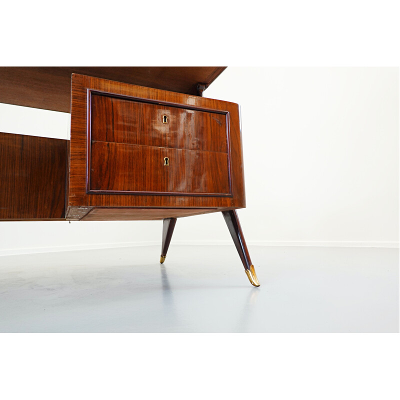 Vintage desk by Vittorio Dassi, Italian 1950s