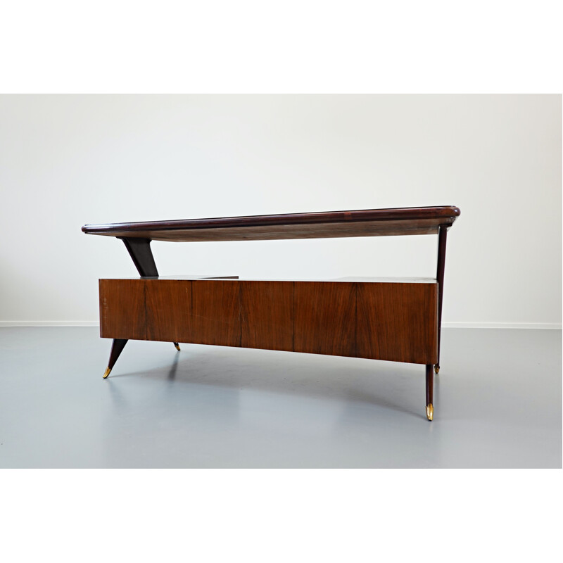 Vintage desk by Vittorio Dassi, Italian 1950s