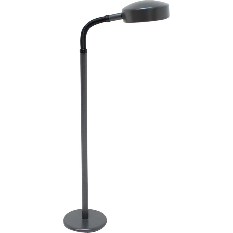 Vintage floor lamp on metal stand by Dijkstra, Netherlands 1970