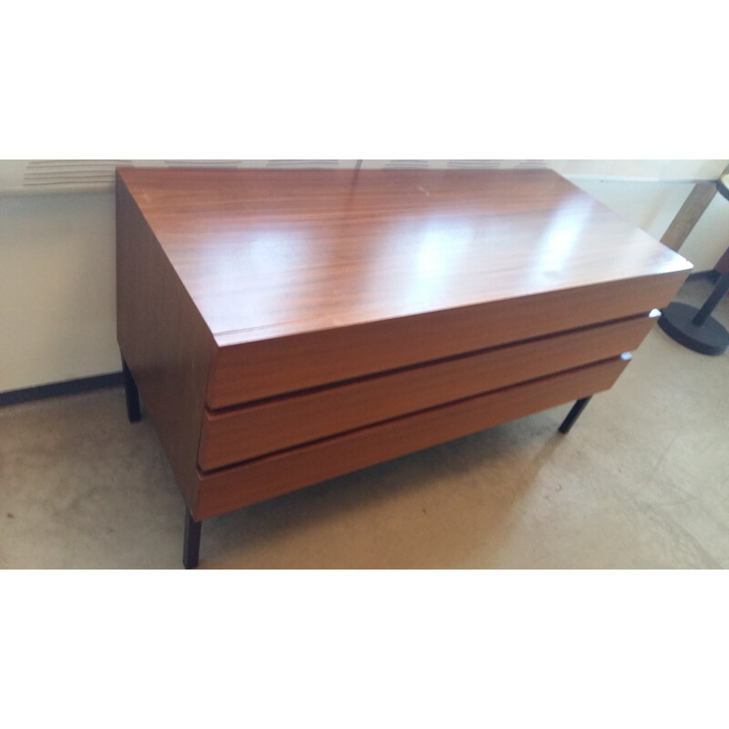 Scandinavian chest of 3 drawers in teak - 1960s