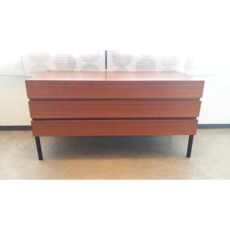 Scandinavian chest of 3 drawers in teak - 1960s