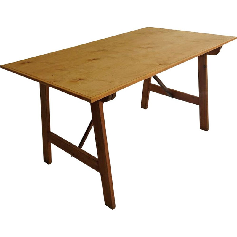 Vintage folding dining table 1970