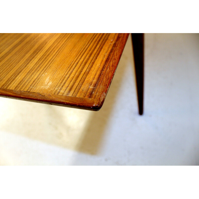 Vintage teak extensible dining table, 1960