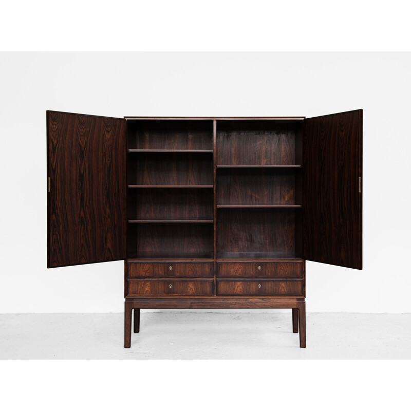 Midcentury cabinet in rosewood by Ole Wanscher for J.P. Jeppessen Danish 1960s