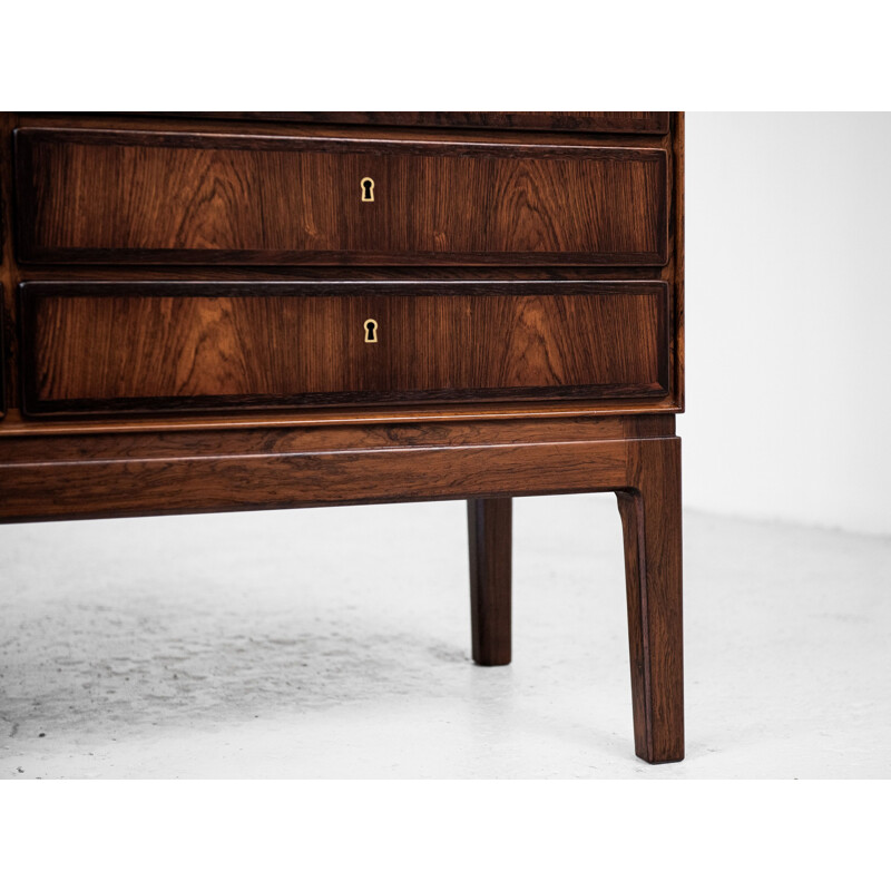 Midcentury cabinet in rosewood by Ole Wanscher for J.P. Jeppessen Danish 1960s