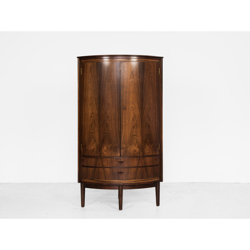 Armoire d'angle vintage palissandre Danemark, 1960