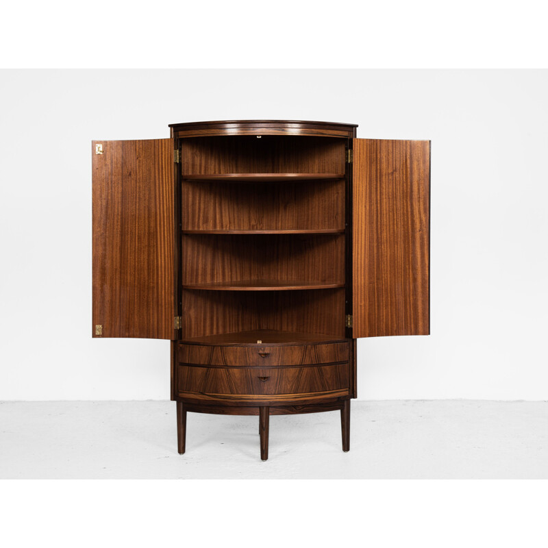 Midcentury corner cabinet in rosewood, Danemark, 1960s