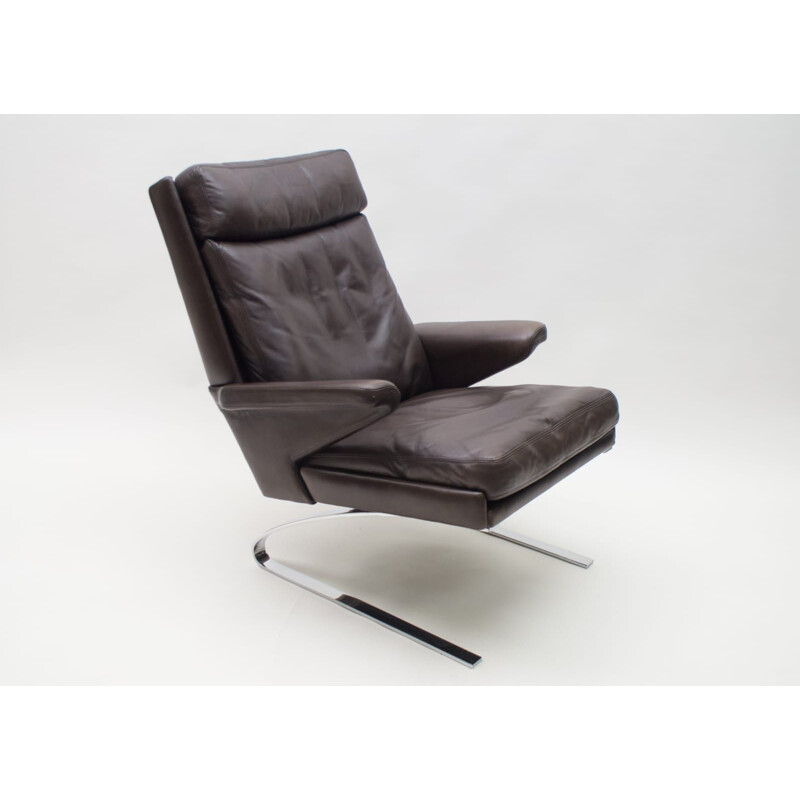 Vintage-Lounge-Sessel mit hoher Rückenlehne von Reinhold Adolf