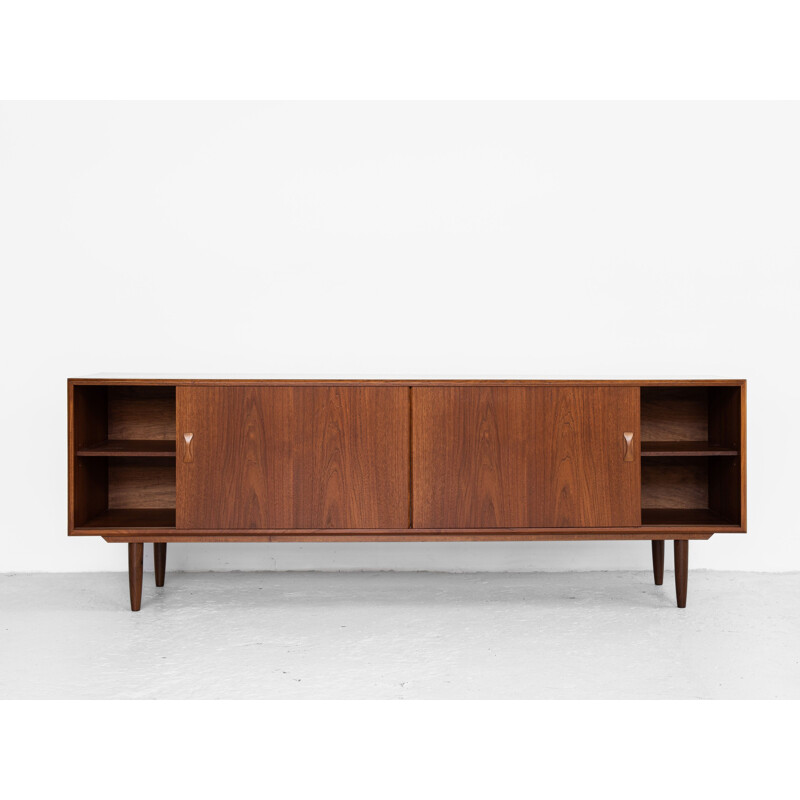 Midcentury sideboard in teak by Clausen & Søn Danish 1960s