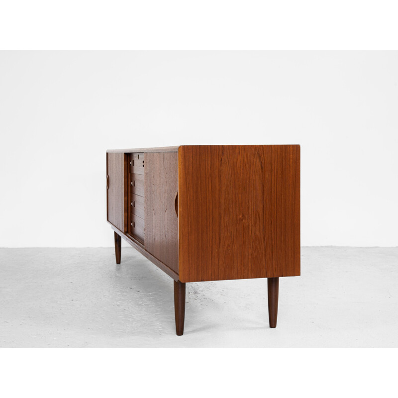 Midcentury sideboard in teak by Clausen & Søn Danish 1960s