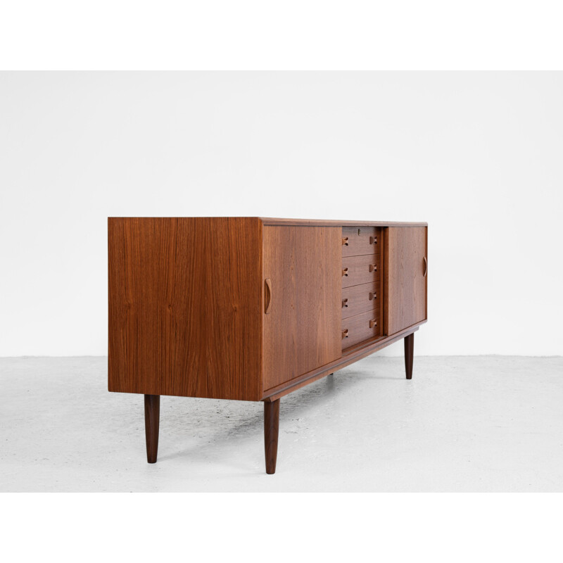 Midcentury sideboard in teak by Clausen & Søn Danish 1960s